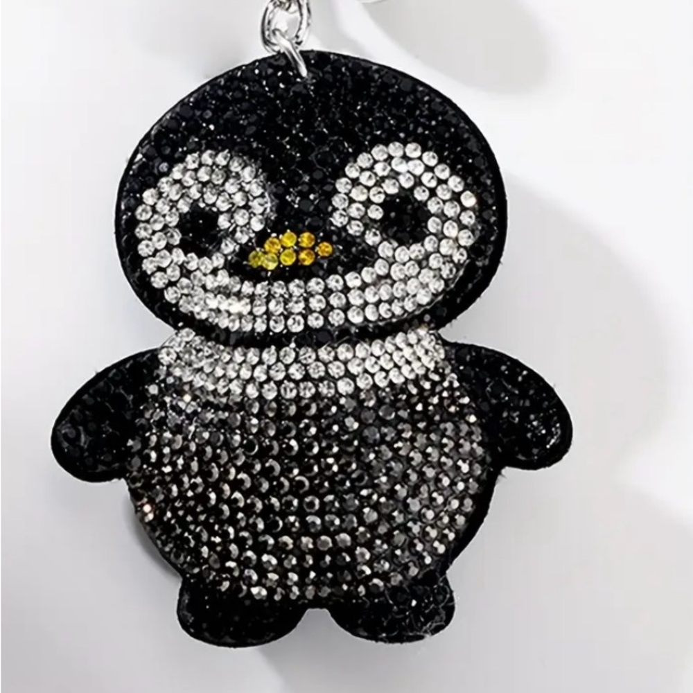 Sparkling Penguin Keychain